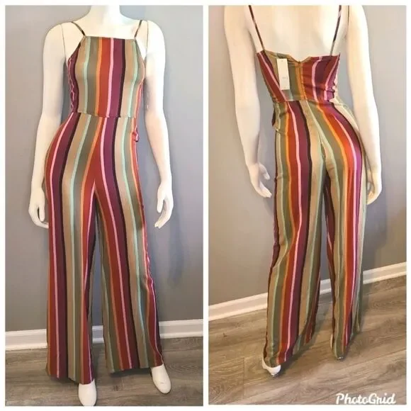 Francesca's NEW TAGS Pants Romper Size Small - Picture 7 of 13